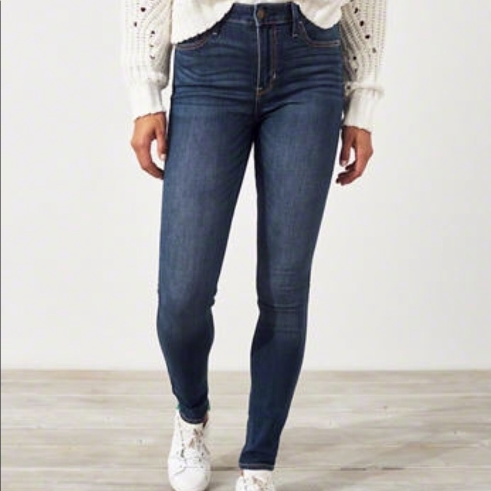 Dark Blue Hollister Jeans